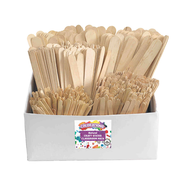 Colorations Craft Craft Sticks diversos aula, 1200 °.
