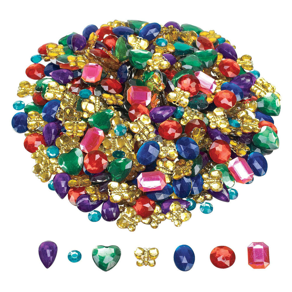 Colorazioni scintillanti strass grandi, 453 grammi