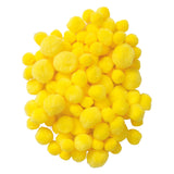 Colorations - pom poms geel, 100st. - afbeelding 2