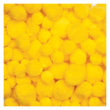 Colorations - pom poms geel, 100st. - afbeelding 3