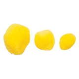 Colorations - pom poms geel, 100st. - afbeelding 4