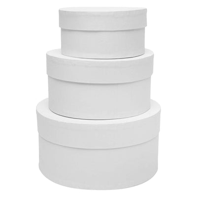 Coloraciones - Paper -Mache Boxes Round, 3st.