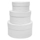 Colorazioni - Paper -Mache Boxes Round, 3st.