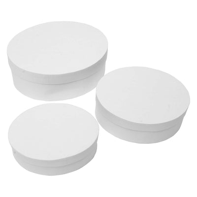 Colorations - Paper -Mache Boxes oval, 3st.