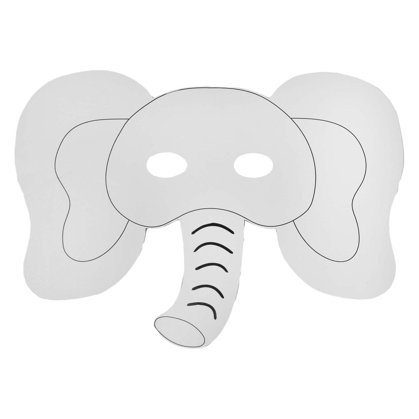 Colorazioni - Maschere per animali di carta, 16st.