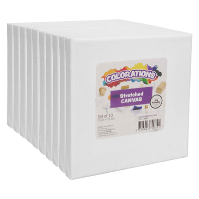 Colorazioni - tela tesa 10 x 10 cm, 10st.