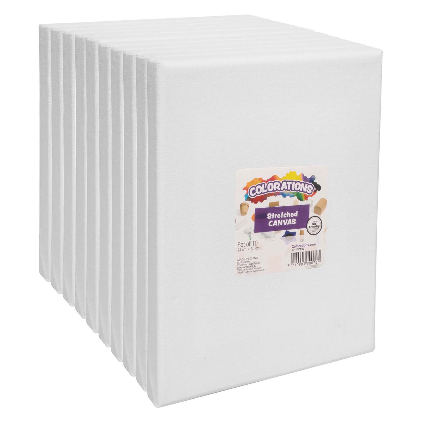 Colorazioni - tela tesa 24 x 30 cm, 10st.