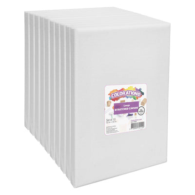 Colorazioni - tela tesa 30 x 40 cm, 10st.