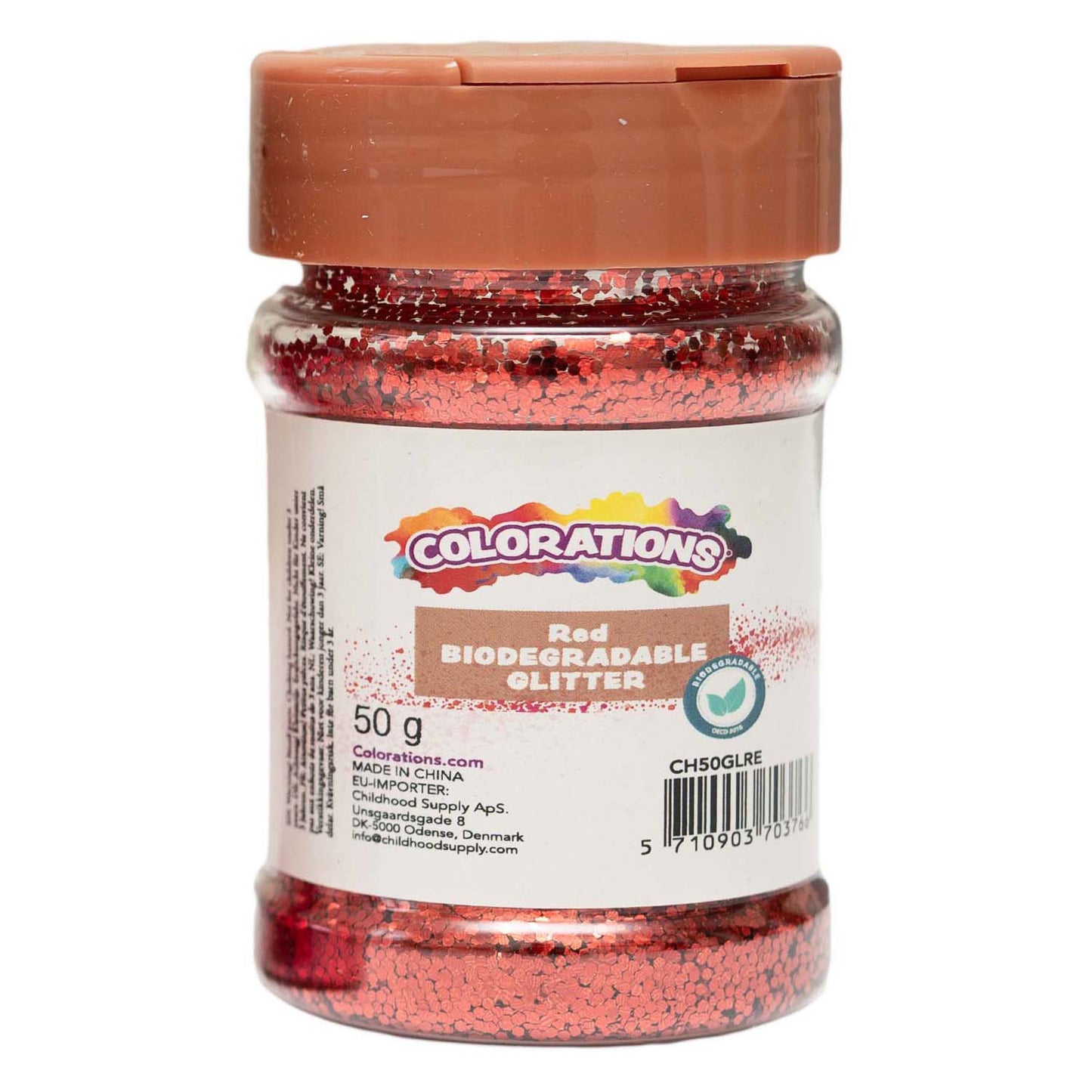 Colorazioni - Biodegradable Glitter Red - 50G