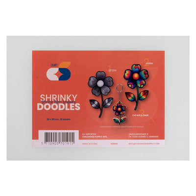 Colorations - Shrink Film Drawing Sheets, 20 x 30 cm, 10 fogli