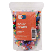 Colorations - pony kralen standaard 6x9 mm, 1000st. - afbeelding 2