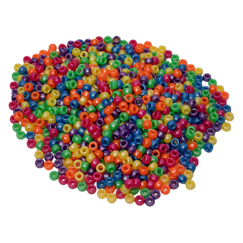 Colorazioni - Pony Beads Pearl Effect 6x9 mm, 1000st.