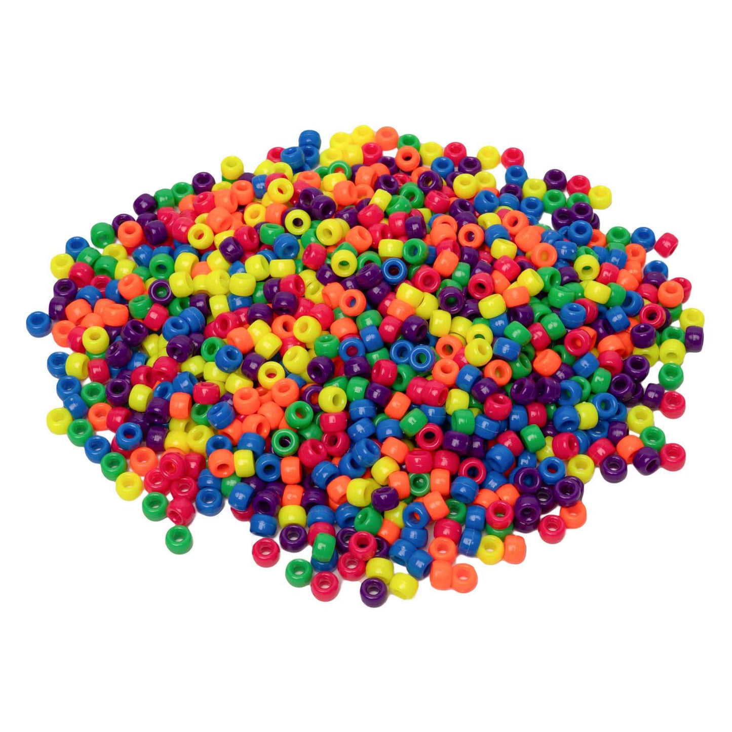 Colorazioni - Pony Beads Neon 6x9 mm, 1000st.