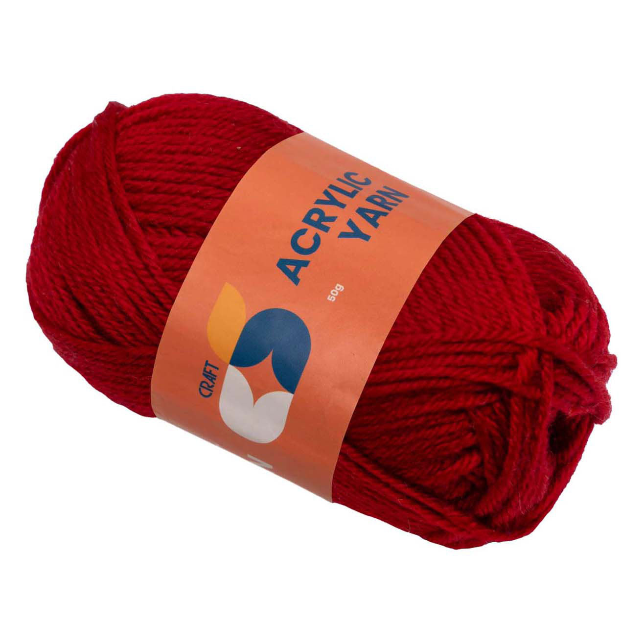 Colorazioni - filato acrilico rosso, 50g