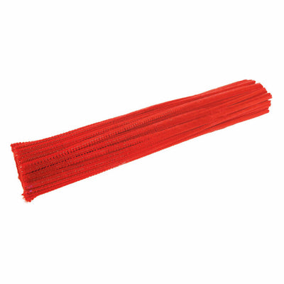 Colorazioni - filo di Chenille rosso, 100 °.