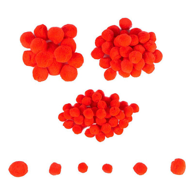 Colorazioni - Mini Pompons Red, 100 °.