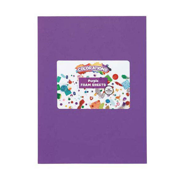 Colorazioni - Fogli di schiuma viola, 10st.
