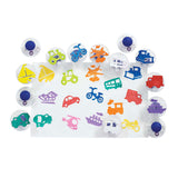 Colorations - easy grip verkeersstempels, 14st. - afbeelding 1