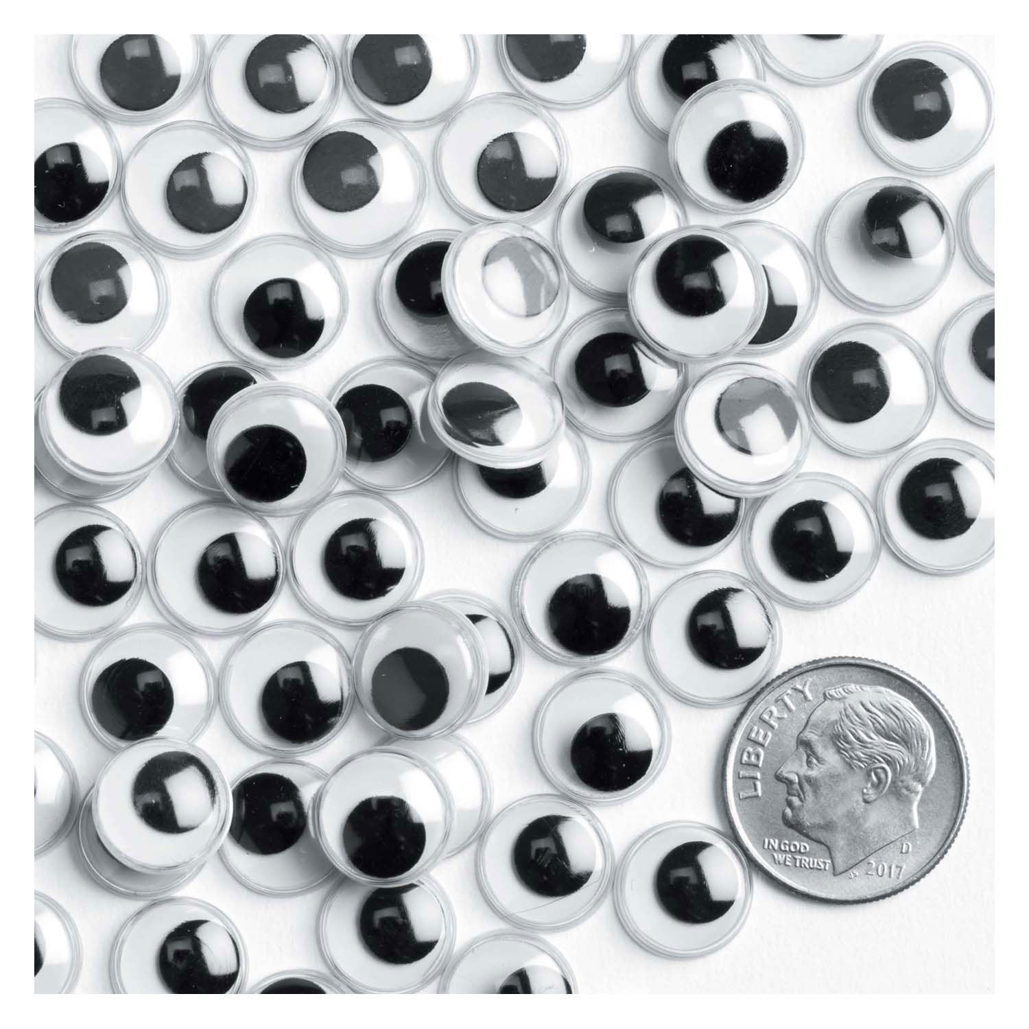 Colorazioni - Eyes Black Self -Adesive Wobble, 1000st.