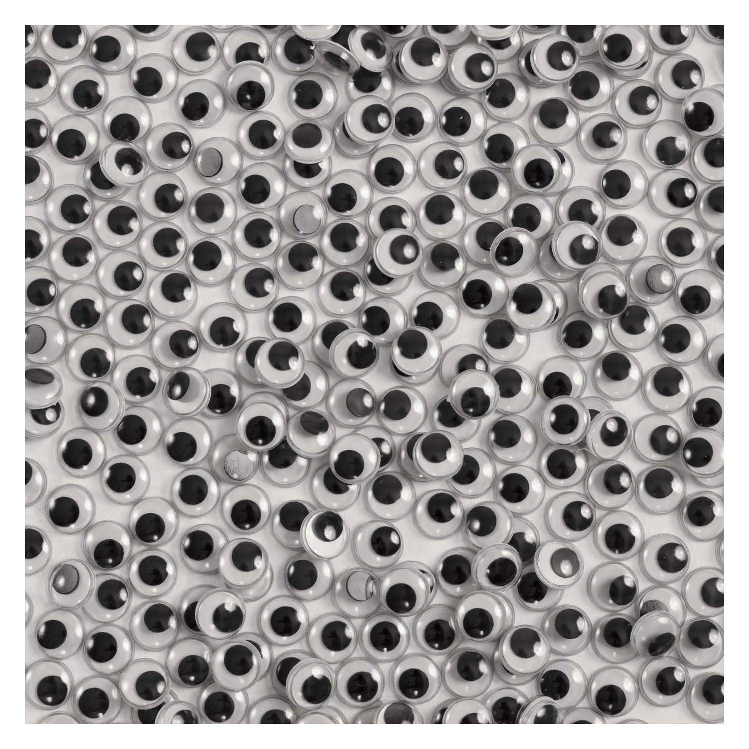 Colorazioni - Eyes Black Self -Adesive Wobble, 1000st.