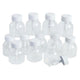Coloraciones - botes de pegamento reutilizables con pinceles, 12 uds.