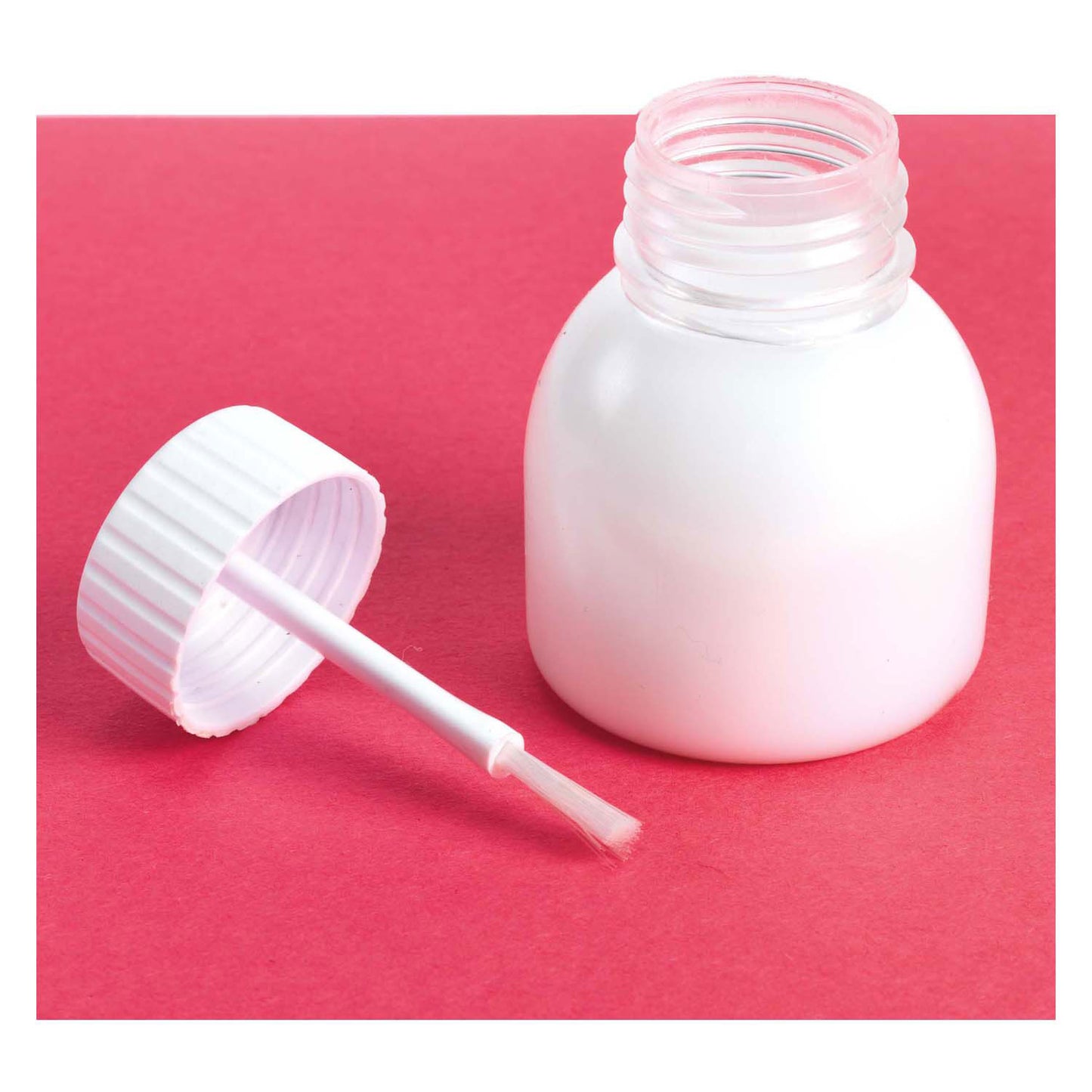 Coloraciones - botes de pegamento reutilizables con pinceles, 12 uds.