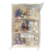 Colorazioni: set artigianale per abaco in legno - afbeelding 5