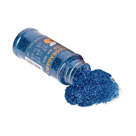 Glitter biodegradabili - blu - 120 grammi