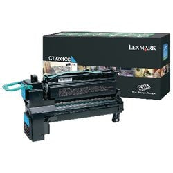 Cartuccia toner Lexmark ciano ad alta velocità di stampa