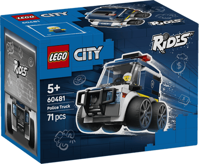 Lego city paseos en ladrillo 60481 vehículos coche de policía | 2 piezas