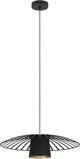 Lampada a sospensione Eglo felixkirk - e27 - ø 57 cm - nero|oro - acciaio