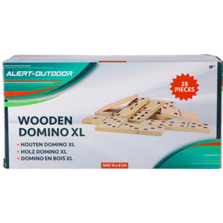 Alert outdoor wooden xl domino 28-piece