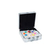 Domino dubbel 12 mexican train in aluminium koffer