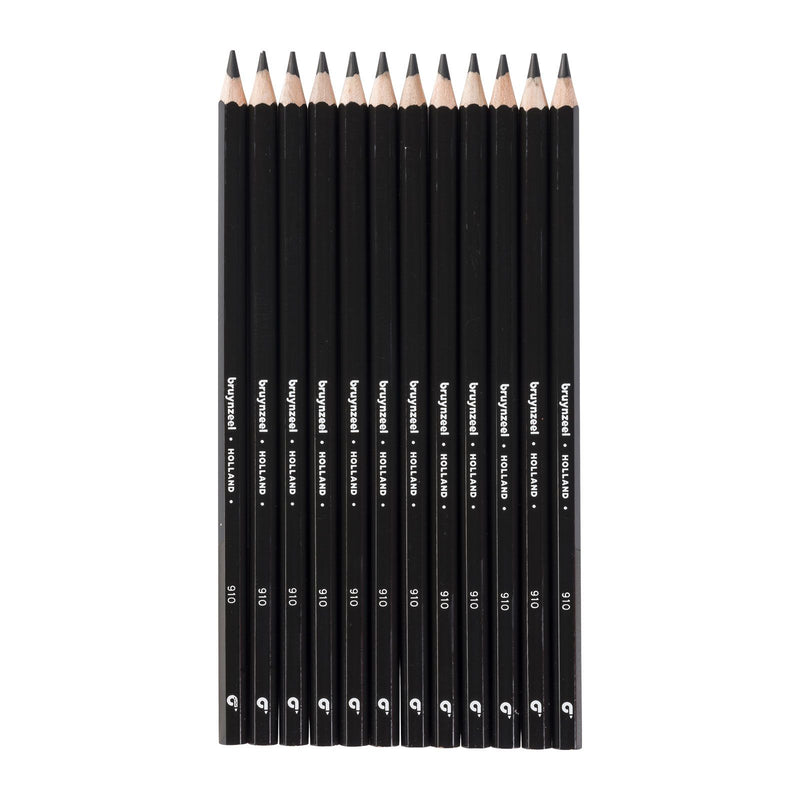Bruynzeel • super kleurpotloden zwart 12pcs