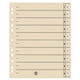 Separadores niceday 1-10 180 g m2 a4 gamuza extra ancha