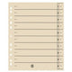 Separadores niceday 1-10 230 g m2 a4 gamuza extra ancha