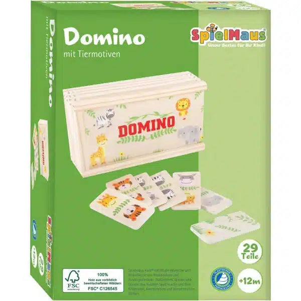 Vedes gioca al gioco del domino in legno con 28 tavole