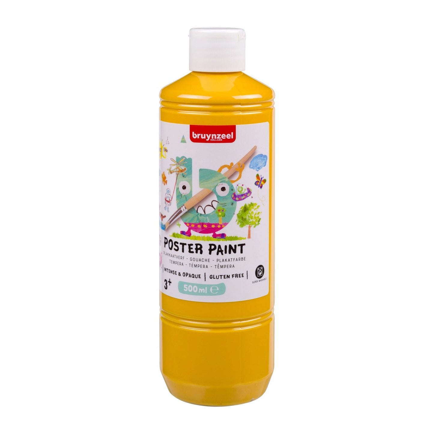 Bruynzeel • gouache poster paint 500ml zonnegeel