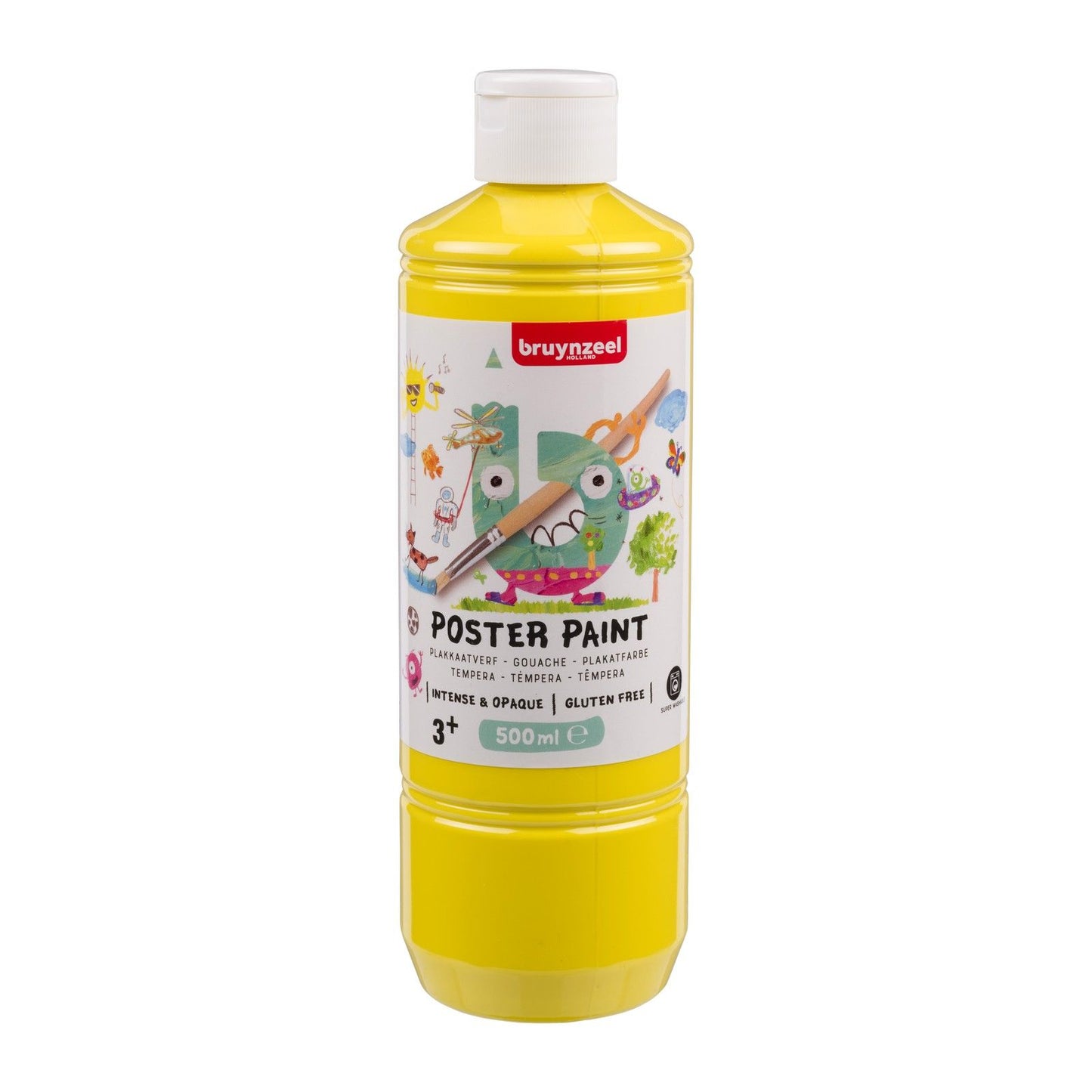 Bruynzeel • gouache poster paint 500ml primairgeel