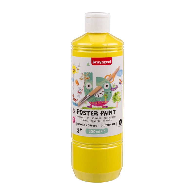 Bruynzeel • gouache poster paint 500ml primairgeel