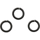 Creativ company creotime ringen zwart 1 x 5 x 7 mm 50 stuks