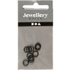 Creativ company creotime ringen zwart 1 x 5 x 7 mm 50 stuks