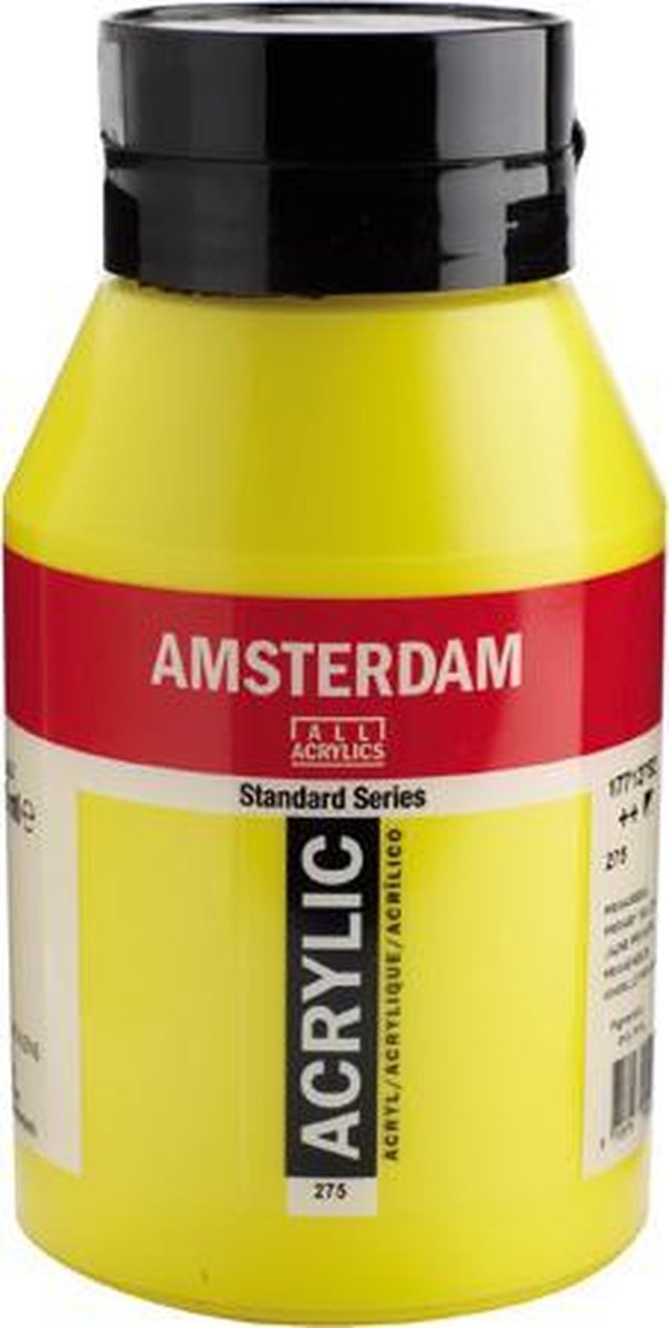 Pintura acrílica Amsterdam 275 amarillo primario 1l