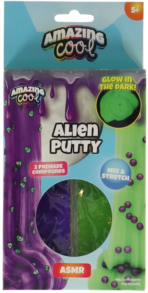 Increíble alienígena de arena elástica de masilla fresca | 6 piezas