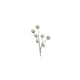 Roberts collection kunsttak pompom wit 98cm