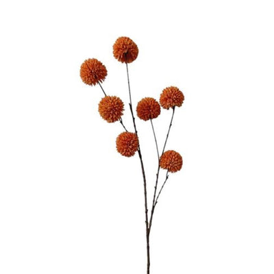 Roberts collection rama artificial pompón naranja 98cm