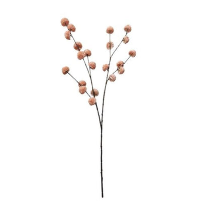 Roberts collection rama artificial pompón salmón 100cm