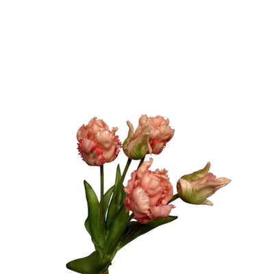 Collezione Roberts bouquet artificiale tulipani pappagallo rosa