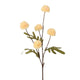 Roberts collection pompón flor artificial 52cm amarillo suave