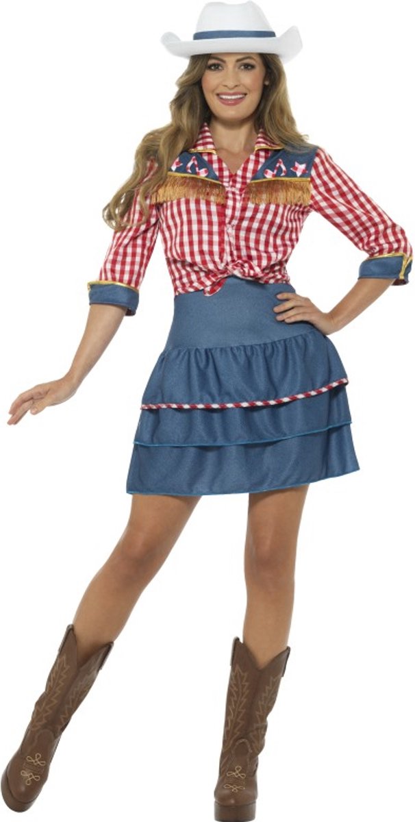 Smiffys cowboy suit ladies - size 36 38